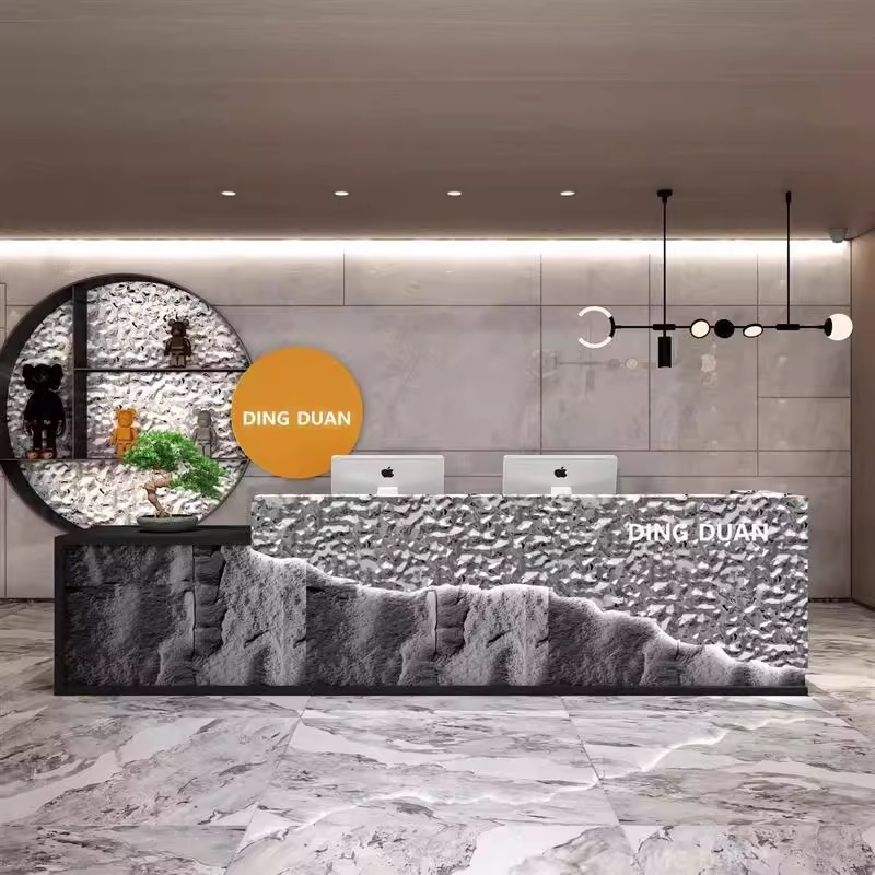 Baby Shop Clothing - Modern Reception Counter for Small Bar