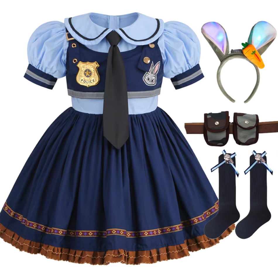Baby Clothing Sizes - Judy Cosplay Costume Kids Carnival Party