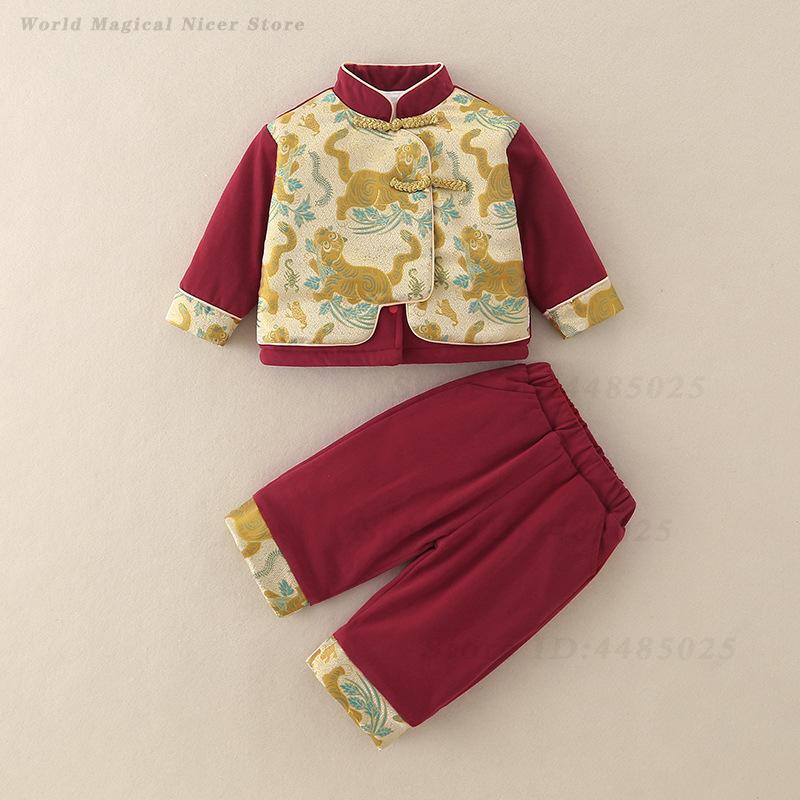 Baby Clothing Winter - Autumn Winter Thick Tang Suit Kids