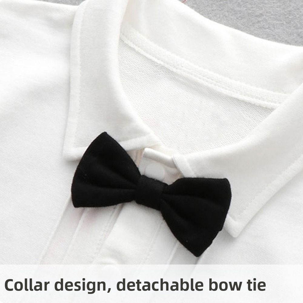 2Pcs/Set Black Tuxedo Gentlema - Baby Clothing Bundles ulasan dan harga