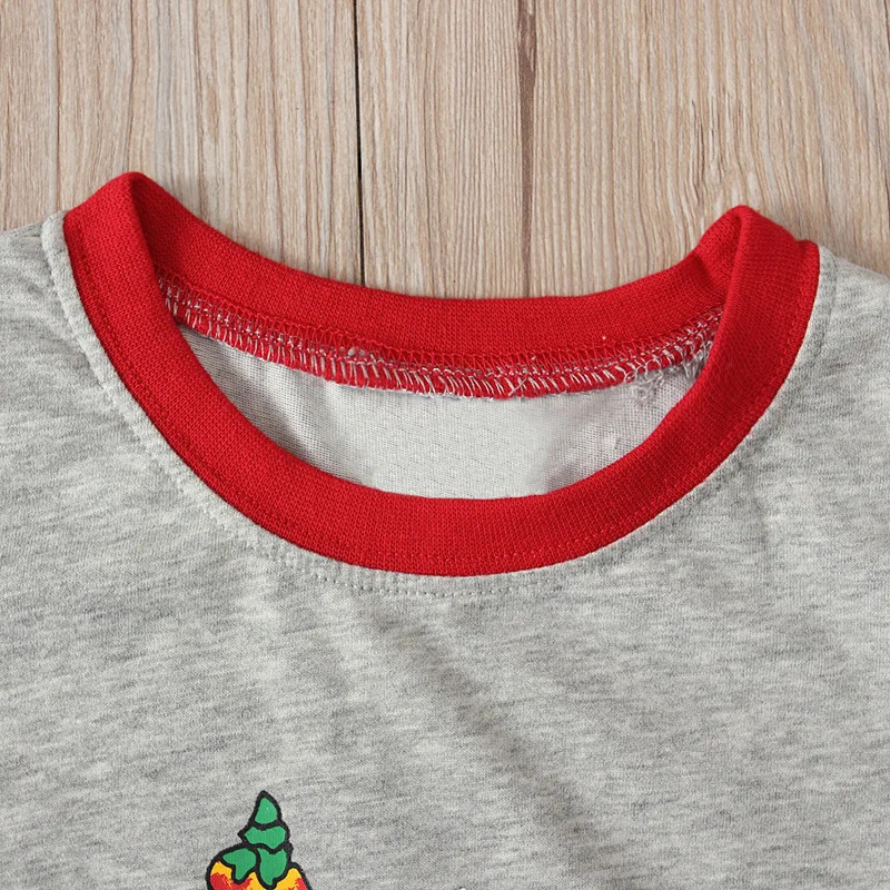 Gray Santa Claus Print Kids Pa - Baby Clothing ulasan dan harga