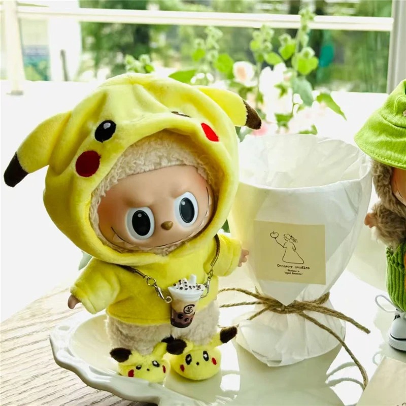15 17cm For Labubu Doll Cartoo - Baby Clothing Kit ulasan dan harga