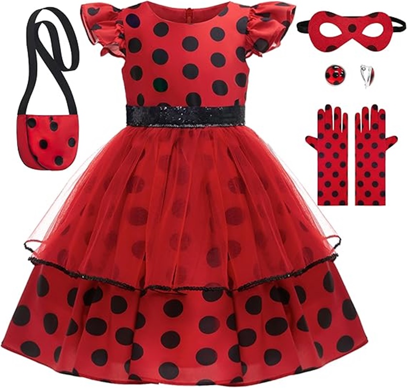 Girls Cosplay Costume Polka Do - Baby Clothing Sizes ulasan dan harga