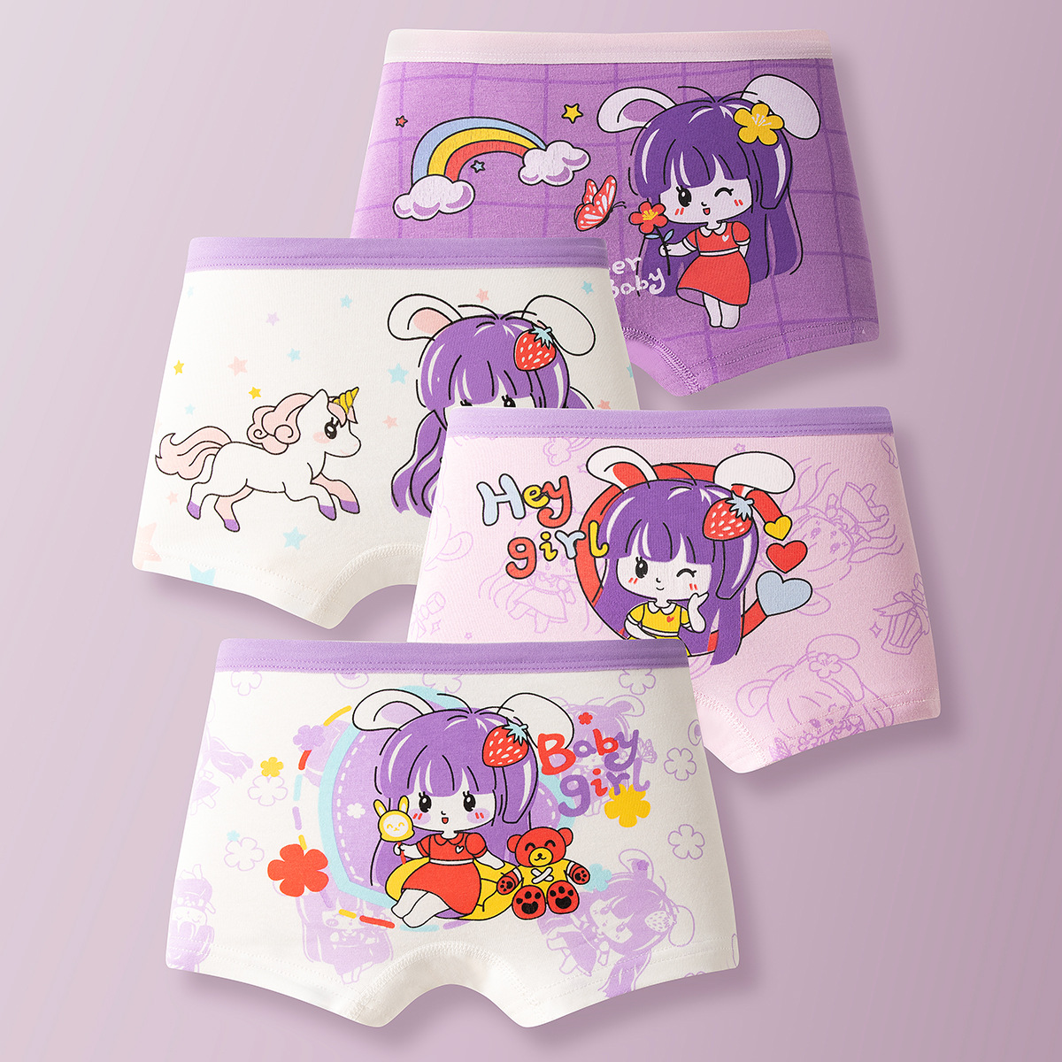 4pcs Cotton Girls Soft Panties - Baby Xl ulasan dan harga