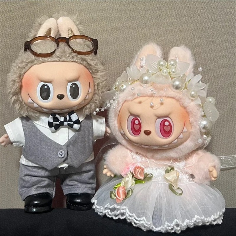 15 17cm For Labubu Doll Weddin - Baby Clothing Kit ulasan dan harga