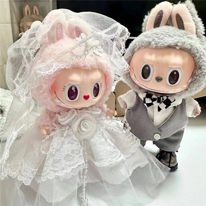 15 17cm For Labubu Doll Weddin - Baby Clothing Kit ulasan dan harga