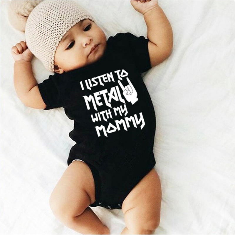 I Listen to Metal with My Dadd - Baby Clothing Outlet ulasan dan harga