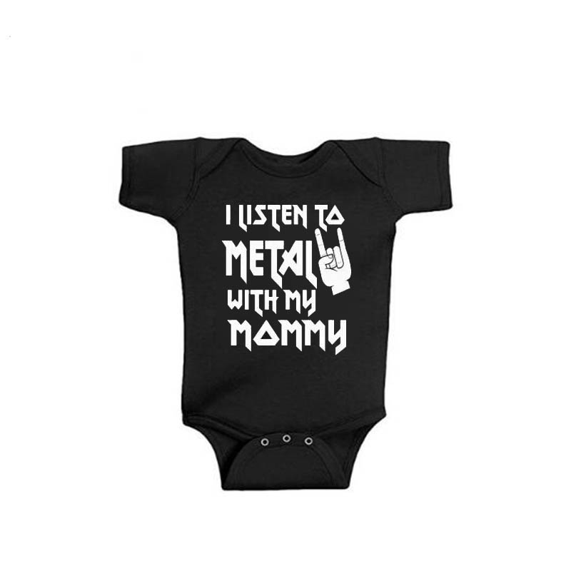 I Listen to Metal with My Dadd - Baby Clothing Outlet ulasan dan harga