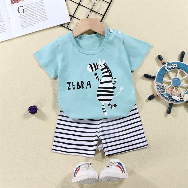Cotton Tees+Shorts 2-piece Tra - Baby Clothing Bundles ulasan dan harga