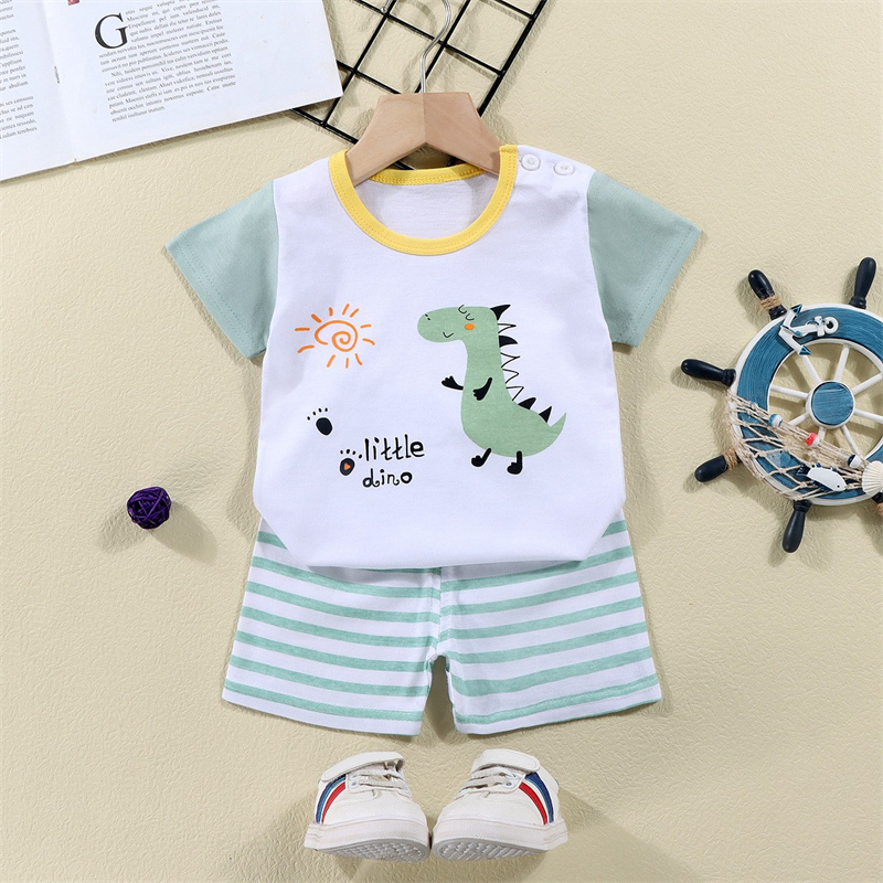 Cotton Tees+Shorts 2-piece Tra - Baby Clothing Bundles ulasan dan harga
