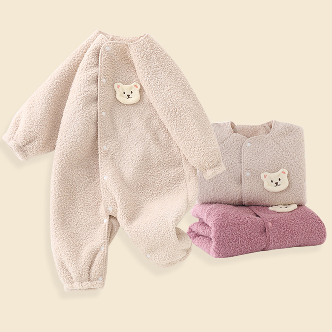 Winter Baby Jumpsuit Fleece-li - Baby Clothing Bundles ulasan dan harga