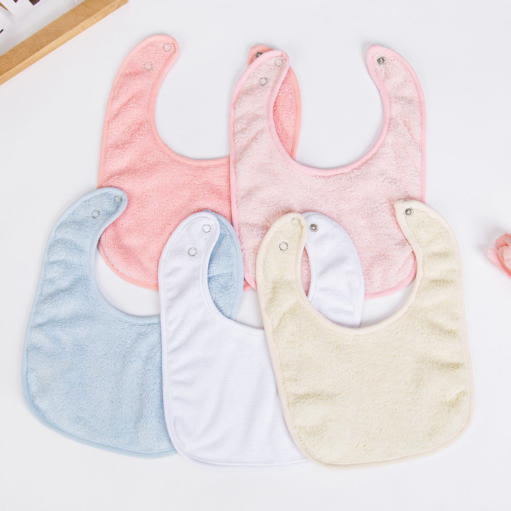 Solid Terry Towel Baby Bibs Sw - Baby Clothing Kit ulasan dan harga