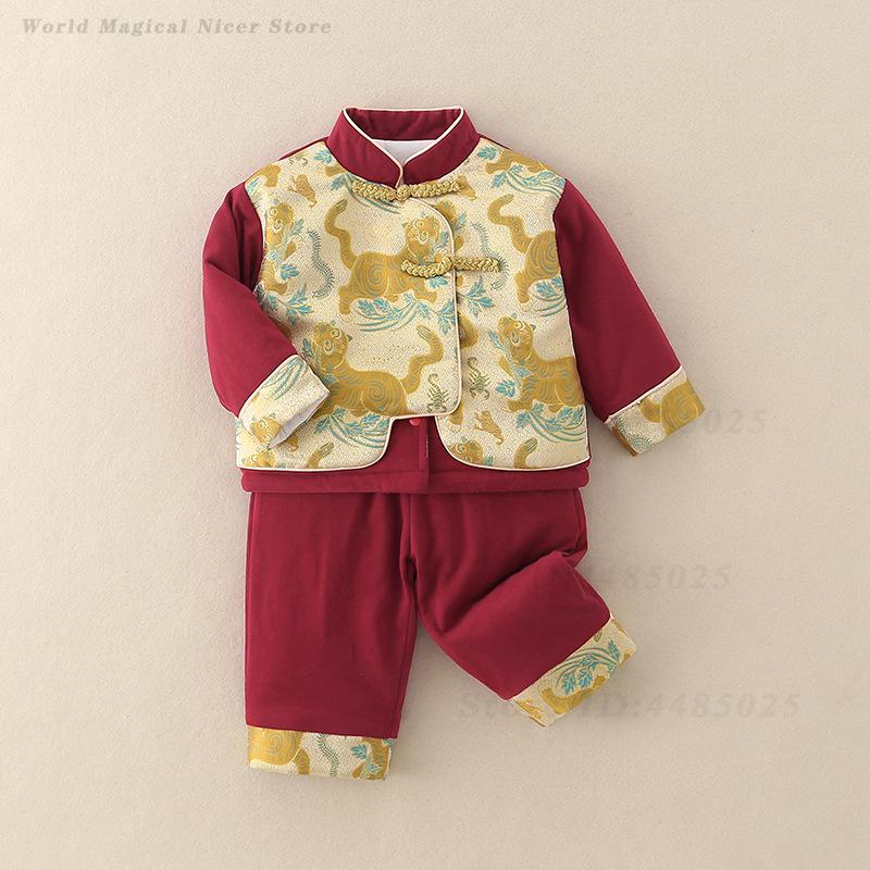 Autumn Winter Thick Tang Suit  - Baby Clothing Winter ulasan dan harga