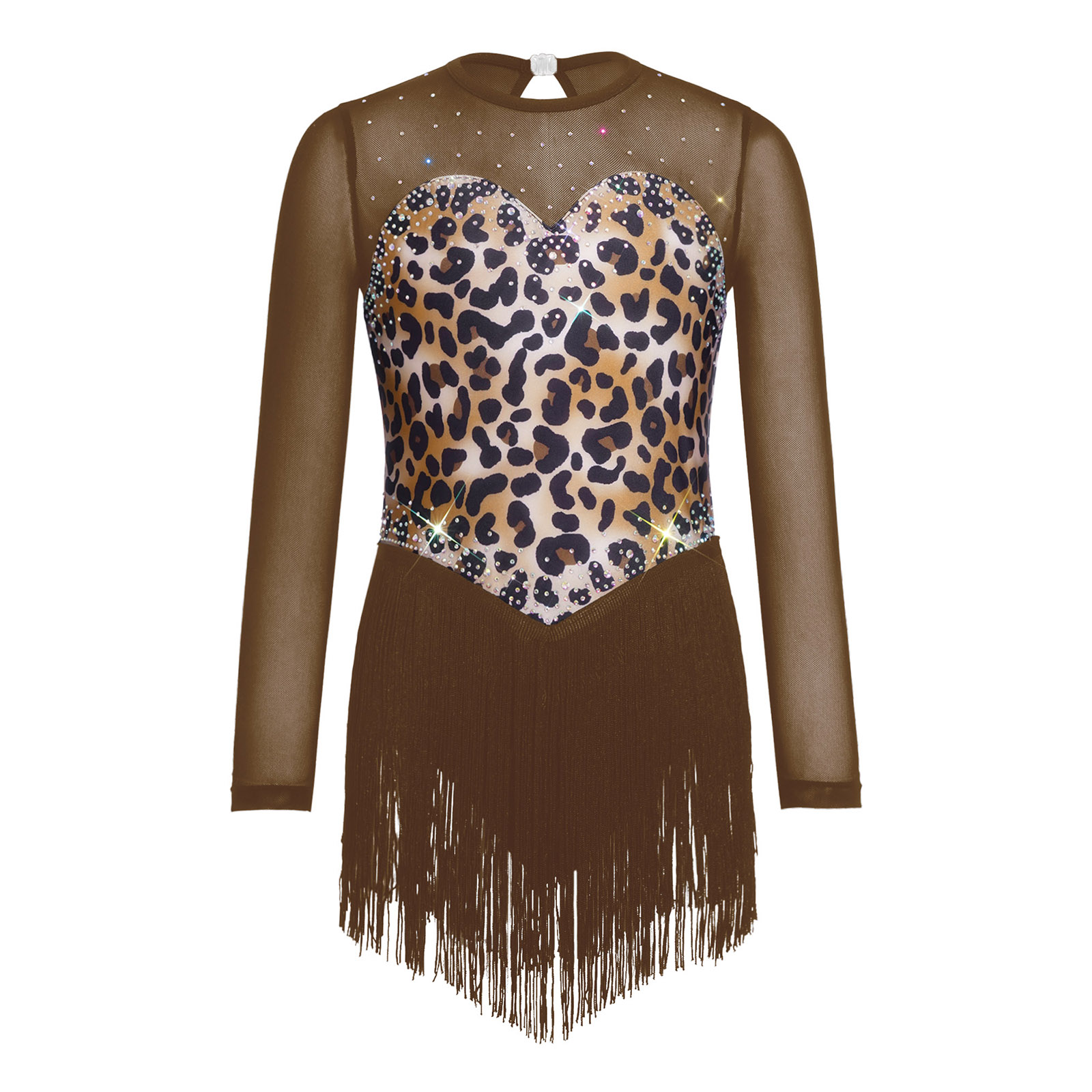 Girls Leopard Sheer Mesh Rhine - Baby Clothing Sizes ulasan dan harga