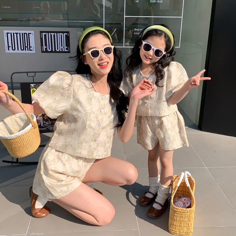 Mom and Daughter Equal Sets Cl - Baby Clothing For Summer ulasan dan harga