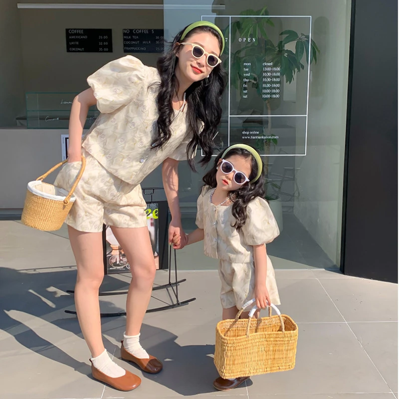 Mom and Daughter Equal Sets Cl - Baby Clothing For Summer ulasan dan harga