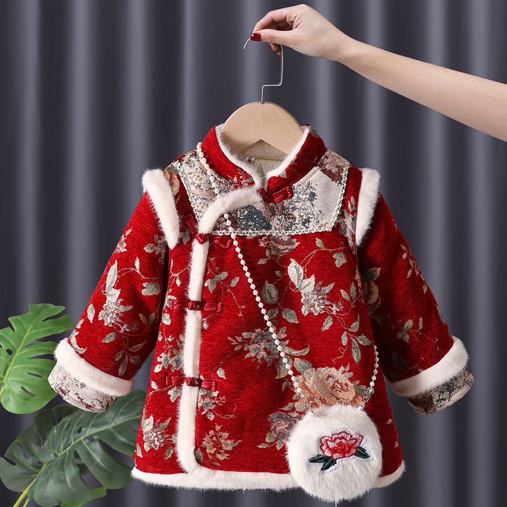 Winter Baby Girls Hanfu Kids P - Baby Clothing Winter ulasan dan harga