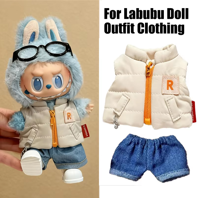 For 15 17cm Labubu Doll Solid  - Baby Clothing Winter ulasan dan harga