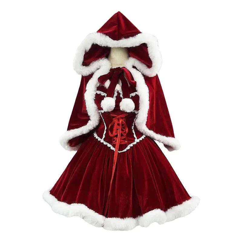 New Year Red Dress Cloak Cospl - Baby Clothing Sizes ulasan dan harga