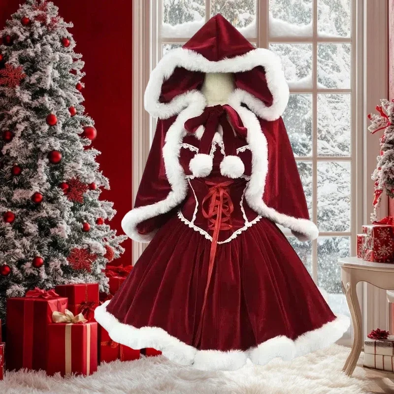 New Year Red Dress Cloak Cospl - Baby Clothing Sizes ulasan dan harga