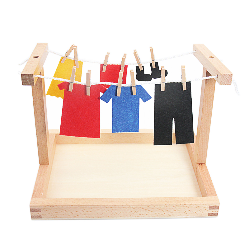 Baby Montessori Wooden DIY Min - Baby Clothing Kit ulasan dan harga