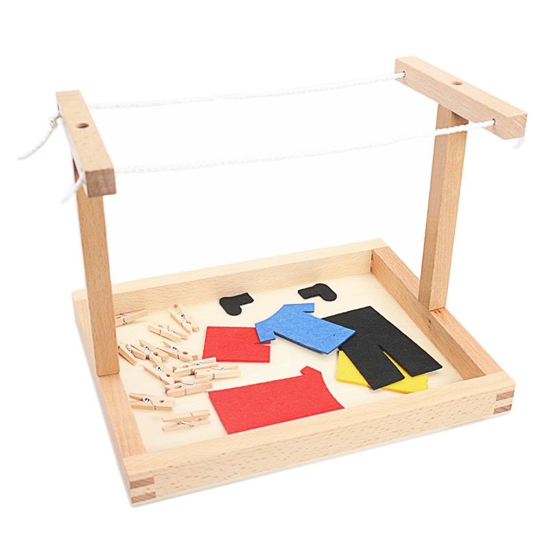 Baby Montessori Wooden DIY Min - Baby Clothing Kit ulasan dan harga